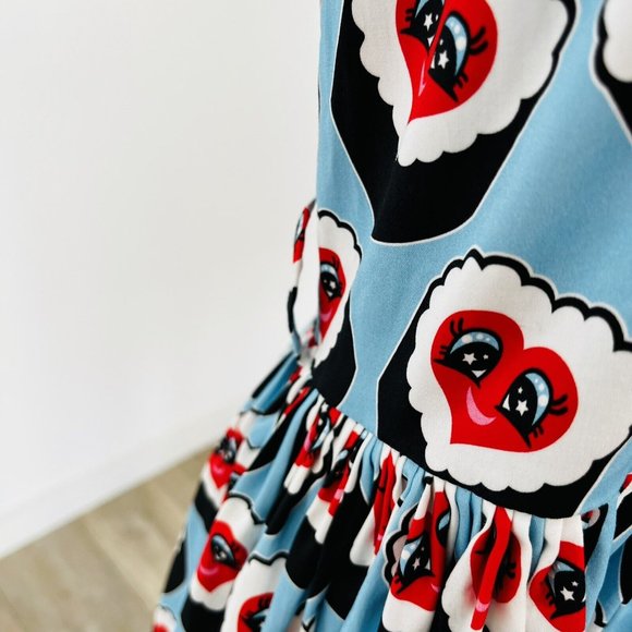 Irregular Choice x Sarsparilly Wonderful Wasabi Dress Sushi Kawaii Rockabilly M - Picture 6 of 10